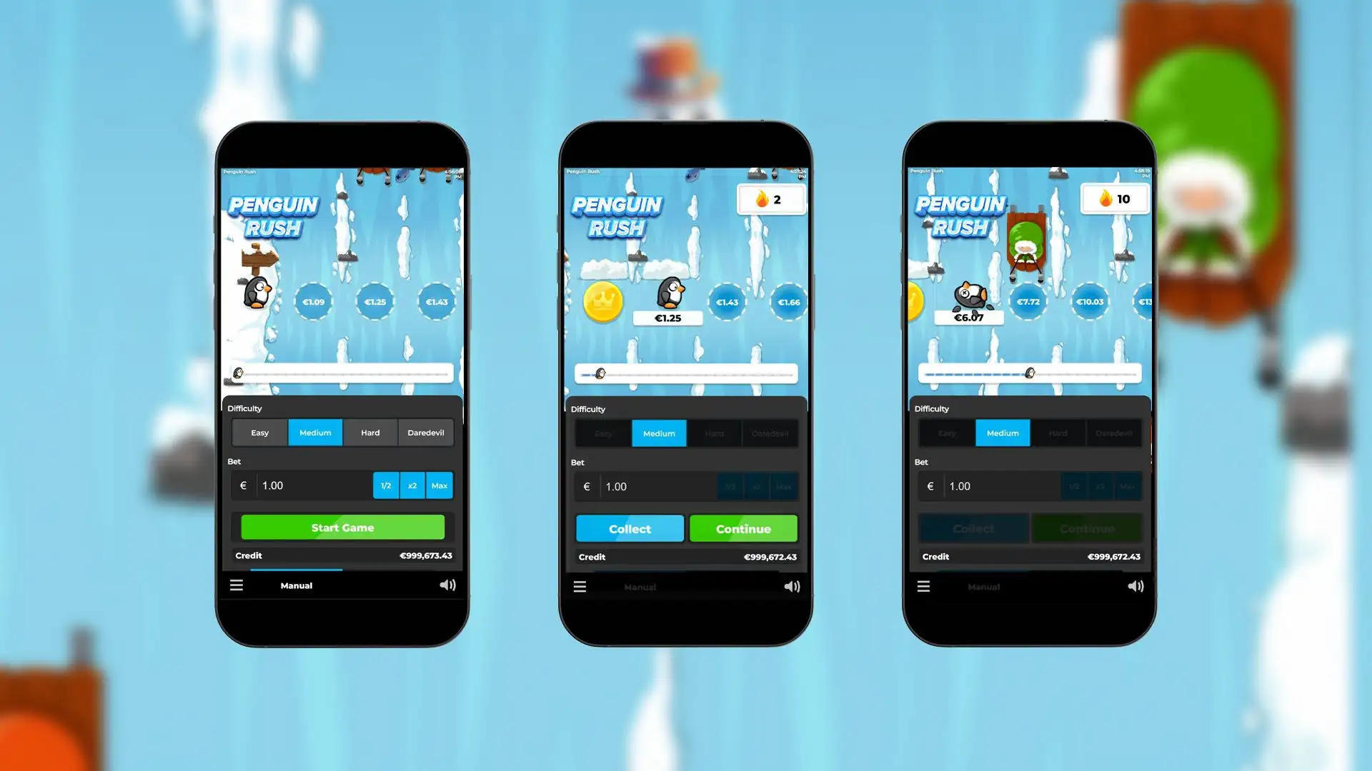 Penguin Rush Smartphone